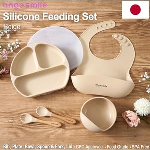 Tốt Nhất Bán 6 + Tháng Trẻ Em Trẻ Mới Biết Đi Bé Ăn Yếu Tố Cần Thiết Silicone Đặt Bé Bát Hút Tấm Muỗng Nĩa Ăn Đồ Dùng - Product Image 2