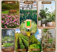 6 en 1 sol PH/EC/lumière du soleil/humidité de l'air/humidité/température testeur sol PH EC mètre pour jardin et verger