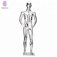 Maniquí de Alta Calidad, Versátil, Decorativo, Realista, Fácil de Limpiar, Estilo Galvanizado, Modelo Masculino para Tienda