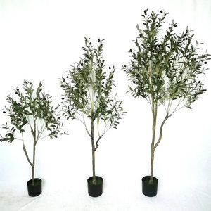 90cm 120cm 150cm 180cm 210cm 240cm Plantes en pot en plastique Faux Décoration d'intérieur <span class=keywords><strong>Olivier</strong></span> artificiel - Product Image 2