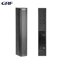 Profesional Dante OEM Active Array Sound Column DSP PA Sistema de sonido Impermeable Red montada en la pared con software para Iglesia