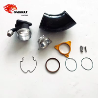 طقم أنابيب مدخل التوربو لسيارات BMW B58TU G20 M340i G30 540i X3 M40i وتويوتا سوبرا A90، مصنوع من الألومنيوم المصبوب لتحسين أداء السحب الهوائي