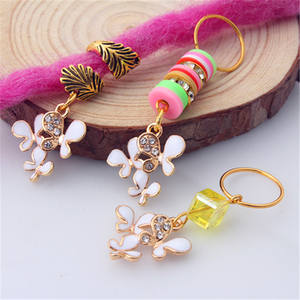 1 упаковка украшений для волос: заколка-бабочка из сплава с имитацией бриллиантов, унисекс, в корейском стиле, для самостоятельного изготовления украшений - Product Image 1