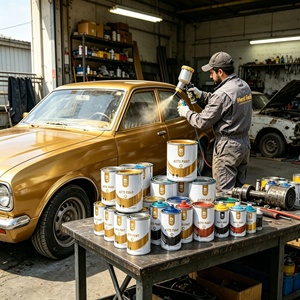 <span class=keywords><strong>Peinture</strong></span> automobile acrylique liquide écologique sur mesure, tons pastel, séchage rapide, fourniture directe d'usine - Product Image 5