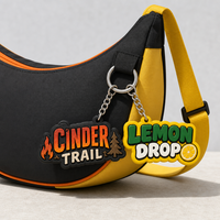 Porte-clés 3D en PVC Premium en promotion, finition brillante en relief, durable et résistant aux intempéries, idéal pour les cadeaux de salon professionnel et les cadeaux d'entreprise