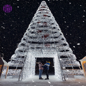 Illuminated Waterproof <b>LED</b> Christmas Tree <b>Light</b> Eye Catching Holiday Lighting for Garden Park Plaza Mall Scenic Display for Sale - Product Image 1