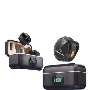 Microphone Lavalier Sans Fil Transfrontalier Un-à-Deux <span class=keywords><strong>pour</strong></span> Type-C, Diffusion en Direct Extérieure, <span class=keywords><strong>Vidéo</strong></span>, Affichage Numérique Dédié - Product Image 2