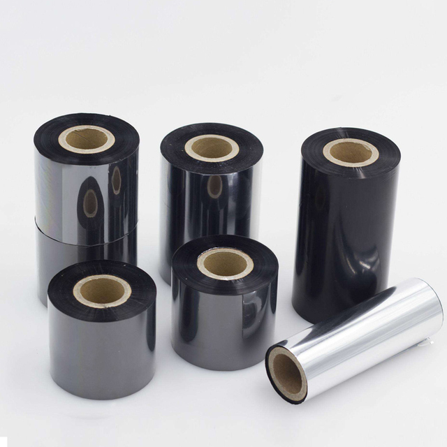 Premium Thermal Wax Ribbon Barcode 110mm*300m Transfer Printer Ribbon Custom Thermal Wax Ribbons
