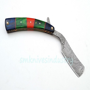 ที่กำหนดเองทำมือตรงโกนมีดโกนกับใบมีดดามัสกัส (Rz306) - Product Image 2