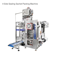 Machine d'emballage automatique multi-voies Boju pour sachets de pâte de tomate à scellage sur 4 côtés, machine d'emballage de ketchup à 4 voies et 6 voies