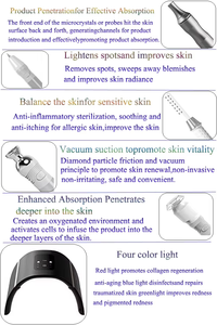 18 en 1 Jet d'oxygène Hydro Dermabrasion Machine Aqua Peel peau du visage propre Salon Hydro équipement oxygène Aqua Jet Peel Machine - Product Image 5