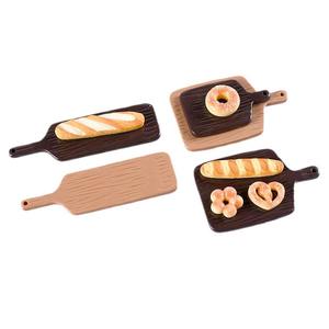 Accessoires en résine DIY Maison de poupée Miniature alimentaire de jeu Accessoires de jeu Plateau à poignée Simulation <span class=keywords><strong>Mini</strong></span> - Product Image 5