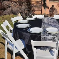 Chaises de salle à manger en plastique portables et pliables nouvellement conçues pour les événements de mariage ou les banquets intérieurs et extérieurs