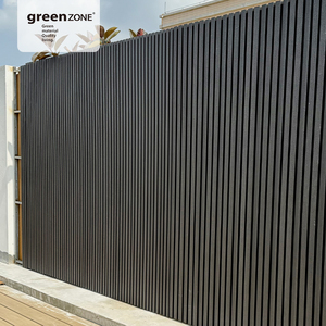 Panneaux muraux extérieurs noirs à emboîtement pour mur de jardin en WPC, pour bardage résidentiel et rénovation extérieure - Product Image 4