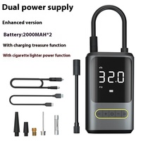 Mini Pompe à Air Électrique Portable pour Vélo et Voiture, Gonfleur de Pneus sans Fil Rechargeable à Main