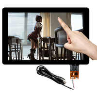 Moniteur à écran tactile capacitif personnalisé de 10.1 pouces module tft lcd panneau d'affichage industriel 10 hmi raspberry pi android écran tactile