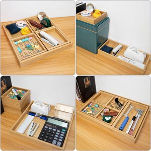 Plateau de service classique en bois avec finition mate lisse, écologique, pour servir des aliments, présenter des articles ou organiser des espaces - Product Image 2