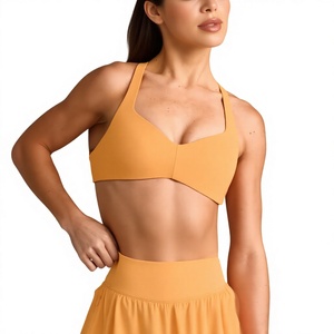 Reggiseno Sportivo ONER per Yoga e Pilates, Assorbimento degli Urti, Supporto Medio, Scollo a V Profondo, Design Sexy sul Retro per Adulti - Product Image 1