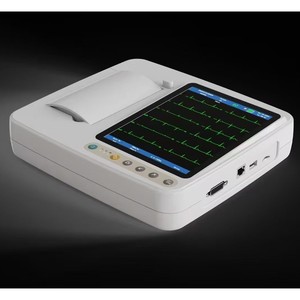 ECG-906A 6 Channels ECG Machine Touchscreen Portable Veterinary Dog Electrocardiogram Monitor - Product Image 5