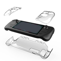 Coque de protection transparente anti-chute et anti-rayures pour console Steam Deck