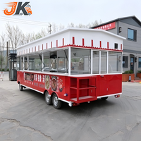 Nouvelle remorque de restauration mobile pour la vente de nourriture rapide en extérieur, café, burgers, frites, glaces, barbecue, camion de nourriture mobile sur roues