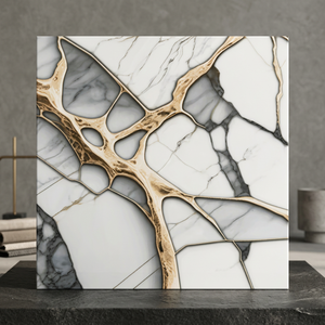 Carreaux de sol en céramique mate de style rustique indien 40x40cm, aspect bois, porcelaine numérique, pour cuisine, salle de bain, intérieur - Product Image 3