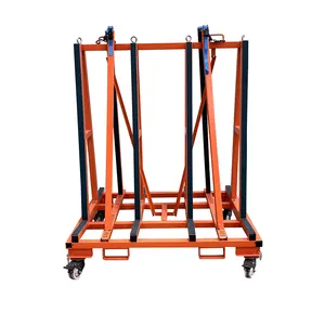 Metal A Frame Cart Double Sided Transport Cart For Glass And Granite