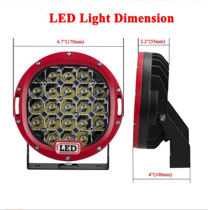 300W Work Touch Lumina 7 Inch LED Headlight 6500K Color Temperature New Offroad Driving <strong>Light</strong> for ATV SUV 4x4 Truck <strong>T</strong> Boat - Product Image 2