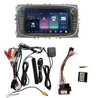 Lecteur GPS de navigation automobile Android à grand écran noir de 7 pouces pour Classic Focus, unité centrale multimédia de contrôle automatique, autoradio stéréo