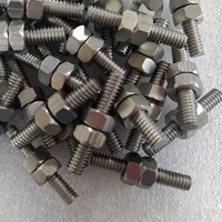 Pure Molybdenum Fasteners Molybdenum Threaded Rod Molybdenum Stud
