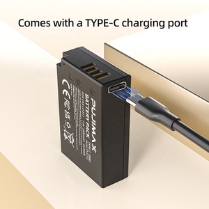 <span class=keywords><strong>Batterie</strong></span> d'appareil photo rechargeable Li-ion PUJIMAX 7,4 V 1800 mAh de type C LP-E17 pour <span class=keywords><strong>Canon</strong></span> EOS M3 M5 M6 <span class=keywords><strong>750D</strong></span> 760D avec câble de charge de 0,5 m - Product Image 3