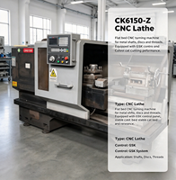 Tour CNC économique à réponse rapide CK6150-Z pour l'usinage brut de petits arbres en applications énergies nouvelles