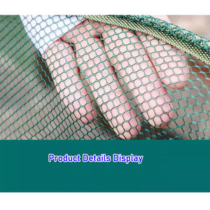 Duurzame Dubbele Knoop Opvouwbare Viskooi Garnalen En Palingval Hefnet Voor Vissen En Waterleven Gemaakt Van Nylon - Product Image 5