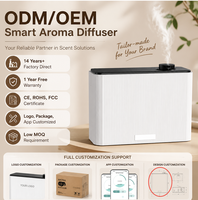 Vente d'usine directe d'appareils commerciaux muraux de grande capacité Machine de contrôle Wifi/Bluetooth humidificateurs de parfum WIFI