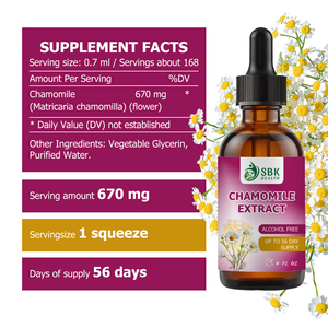 Envío Rápido, Suplemento de Apoyo para el Bienestar Diario y la Calma, Gotas Líquidas de Manzanilla, Promueve la Comodidad Digestiva, Manzanilla Líquida - Product Image 2