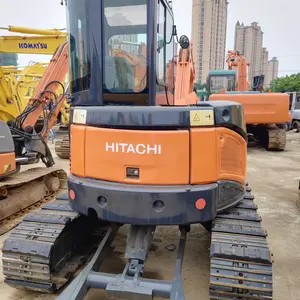 ใช้รถขุดตีนตะขาบไฮดรอลิกราคาถูกขนาดเล็กของ Hitachi zx55 คุณภาพสูง