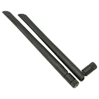 Antenne de communication 2,4 GHz 2dBi SMA mâle omnidirectionnelle pliable en caoutchouc TPEE pour routeur, caméra, IoT