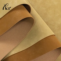 Cuir PU mat sergé bicolore pour canapé, sac, chaussure, tissu d'ameublement à grain