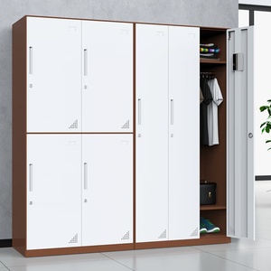 Steel Filing <b>Cabinet</b> with Key <b>Locker</b> Lock Fireproof Waterproof Modern Office School Swimming Pool Gym Wardrobe for Staff - Product Image 2