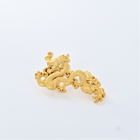 Broche en alliage de fer moulé sous pression plaqué or mat, personnalisée, pour événements d'entreprise et articles promotionnels