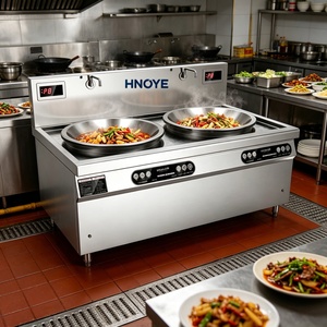 Quemador de Inducción Comercial para <span class=keywords><strong>Wok</strong></span>, Doble Cabezal, 3000W Cada Uno, para Comida Rápida China - Product Image 3
