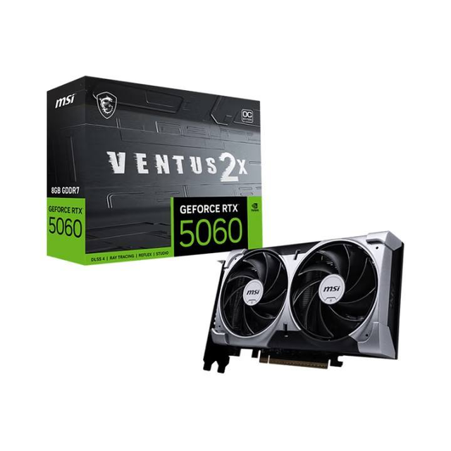 Wholesale New MSI RTX5060 8G VENTUS 2X OC Fan-Cooled GPU GAMING Graphics Card