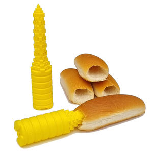 Perforador de Panecillos para Hot Dogs Reutilizable de Plástico, Herramienta Portátil para Perforar Agujeros en Pan para Barbacoa, Accesorios Ecológicos para Salchichas y Asados - Product Image 3