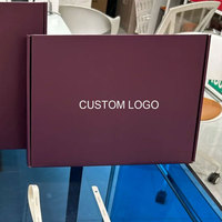 Boîte postale en carton ondulé grand format personnalisée avec logo imprimé, conception gratuite, pour emballage de chaussures