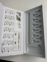 Boîte de rangement pratique pour stylo à injection personnalisé, finition brillante/mate, gaufrage, fermeture magnétique, emballage personnalisé avec logo