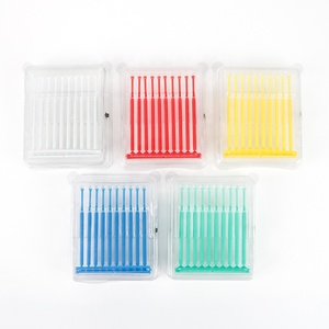 20 pièces d'appliqueurs jetables pour adhésif <span class=keywords><strong>dentaire</strong></span>, pour facettes, couronnes, pointes, tiges d'incrustation, tubes de brackets orthodontiques et collage - Product Image 4