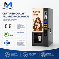 Machine à café automatique à écran tactile intelligent MOVA, moulin intégré, système de paiement multiple, fabrication OEM ODM, vente en gros
