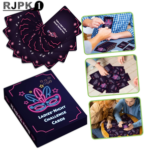 Cartes <span class=keywords><strong>de</strong></span> jeu <span class=keywords><strong>de</strong></span> société interactives créatives pour la nuit des filles pour <span class=keywords><strong>Amazon</strong></span> Divertissement <span class=keywords><strong>de</strong></span> loisirs transfrontaliers en papier - Product Image 2
