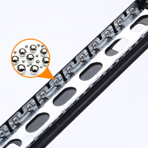Shengyuan Drawer Slides 14 In Steel Ball Bearing Full Extension Telescopic Slide Rail - Product Image 1