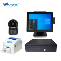 Sistema POS Profesional con Pantalla Táctil para Restaurantes, con Software